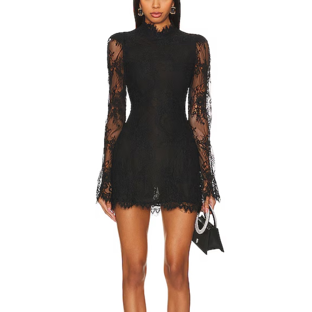 REVOLVE Noosa Mini Dress in Black